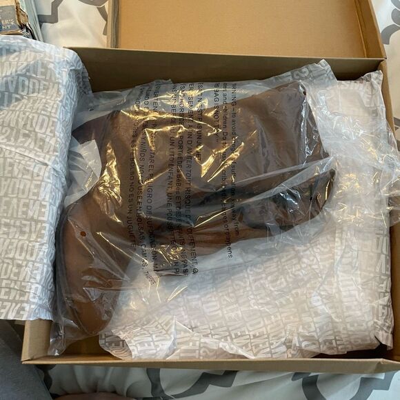 Steve Madden Georgette Over The Knee Boots Cognac Brown Suede Leather 6.5 - Picture 8 of 9